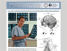 Tablet Screenshot of martincoopermd.com